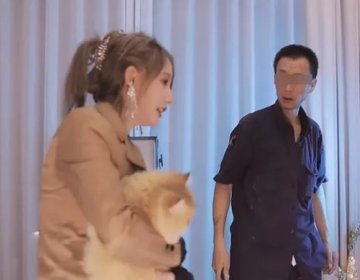 斗鱼主播米娜（Minana）直播间上演：修水管剧情！