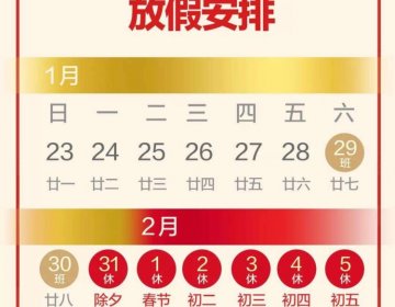 春节等于就放了3天假！2022年春节放假安排公布！