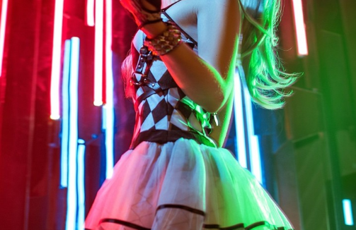 【美图】第67期：渔网袜短裙性感 俄罗斯 Coser stormborncat Cos 小丑女