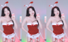 韩国 Sooplive（AfreecaTV）美女主播 BJ尹知予（BJ민지유）2024年12月直播热舞视频合集下载【15V/1.8G】